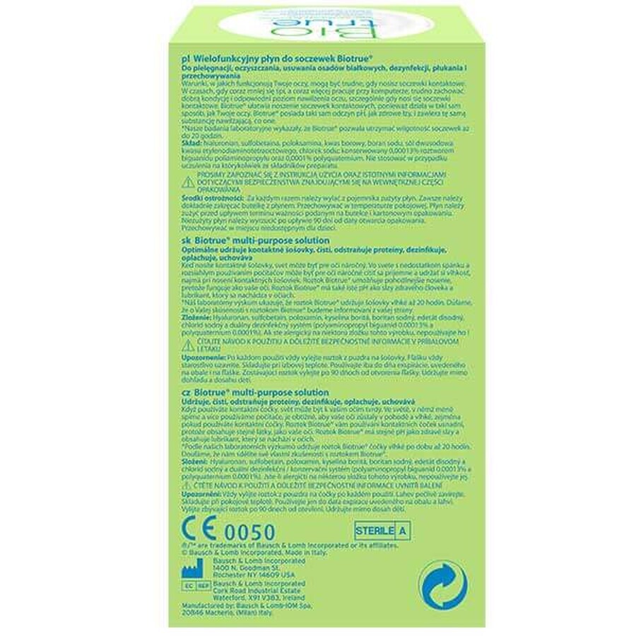 Biotrue, soluzione per lenti, 100 ml