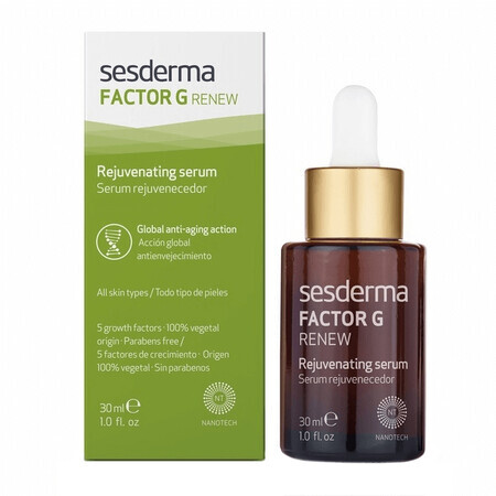 Sesderma Factor G Renew Kit, verjüngende Gesichtscreme, 50 ml + verjüngendes Serum, 30 ml