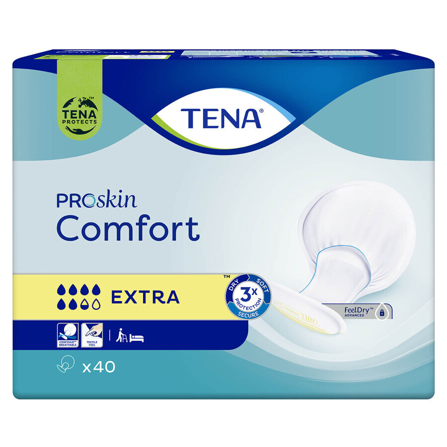 Tena Comfort ProSkin, scutece anatomice, Extra, 40 buc