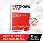 Ketokaps Max 50 mg, 20 capsule molli