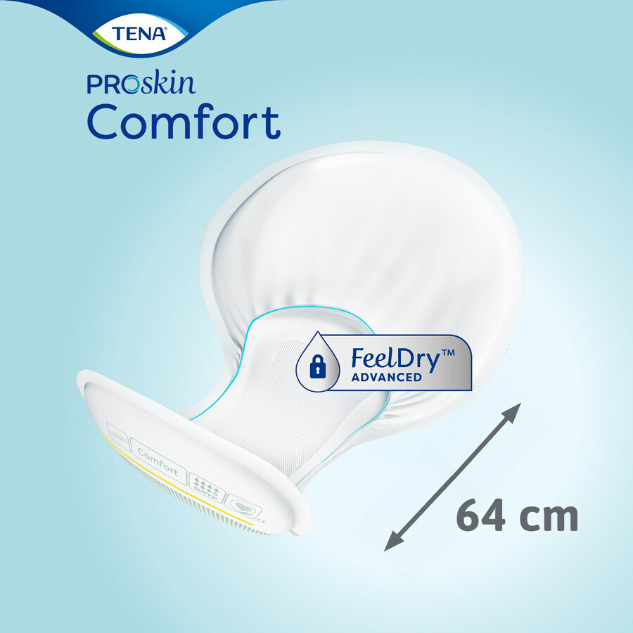 Tena Comfort ProSkin, scutece anatomice, Super, 36 buc