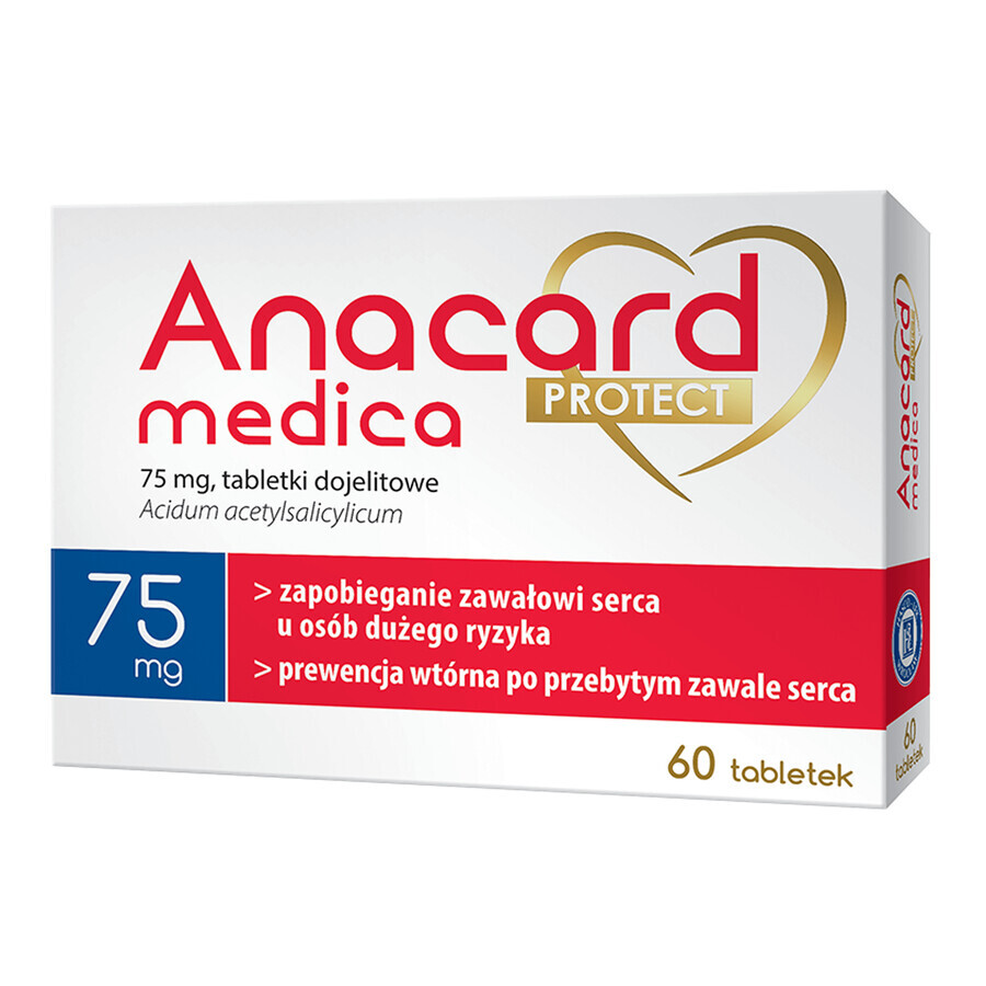 Anacard Medica Protect 75 mg, 60 enteral tablets