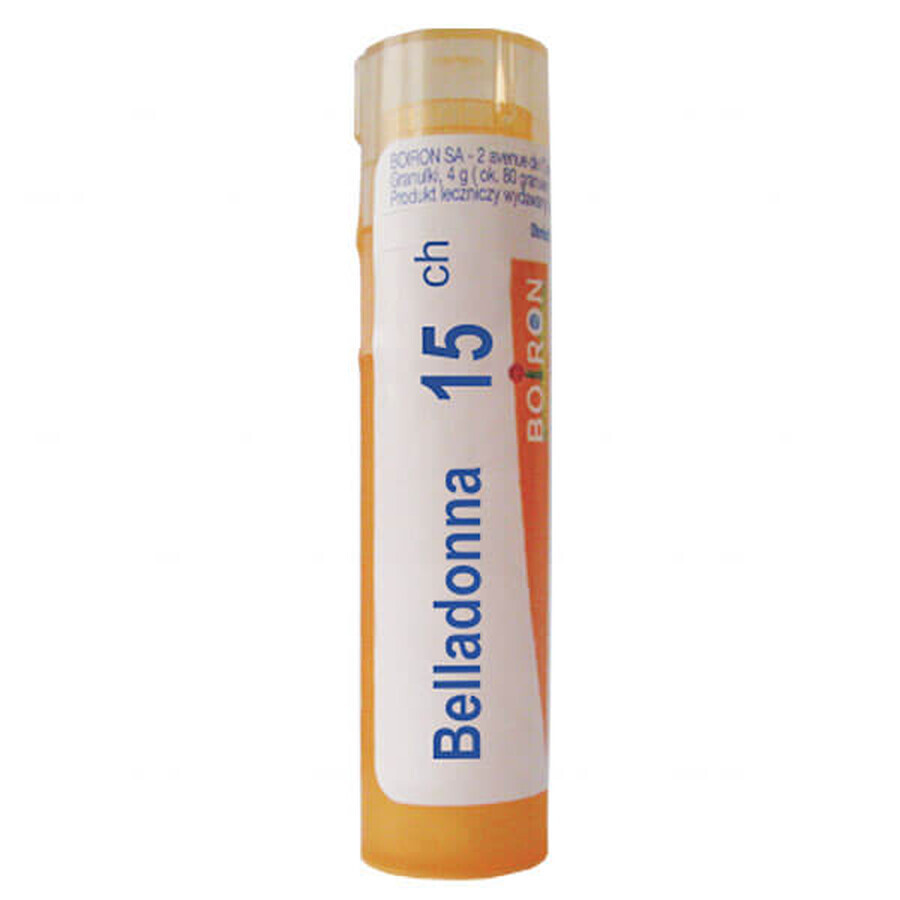 Boiron Belladonna 15 CH, korrels, 4 g