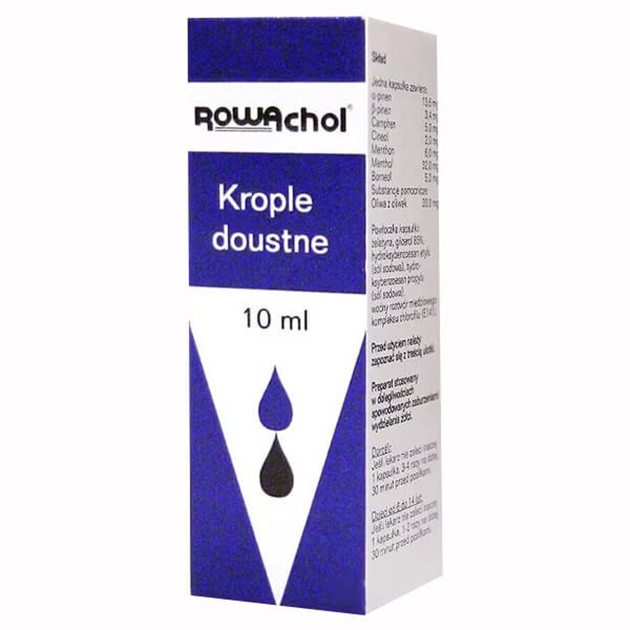 Rowachol, gocce orali, 10 ml