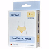 Horizon, briefs with mesh, urological-gynecological, size 40-42, 2 pieces