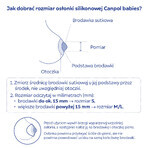 Canpol Babies EasyStart, protezioni per il seno in silicone, taglia M/L, 2 pezzi