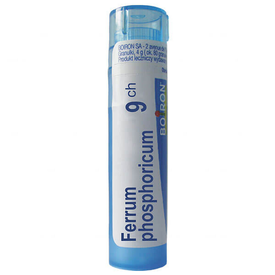 Boiron, Ferrum phosphoricum 9 CH, granuli, 4 g