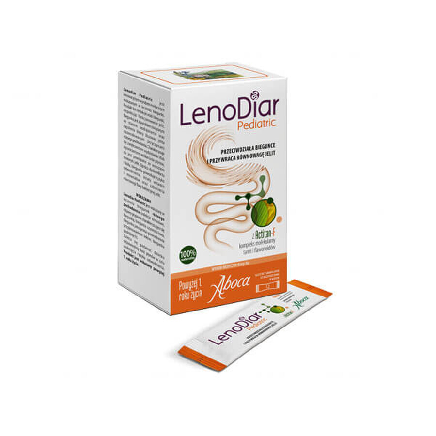 LenoDiar Pédiatrie, granulés sur 1 an, 2 g x 12 sachets