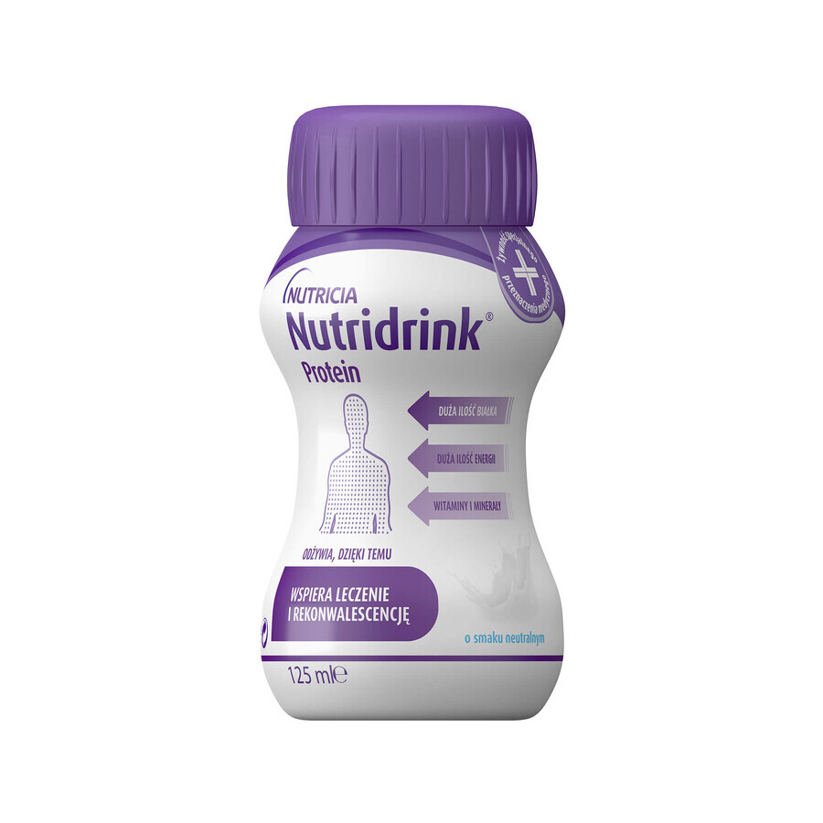 Nutridrink Protein, gusto neutro, 4 x 125 ml