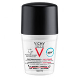 Vichy Homme, roll-on 48h antiperspirant pentru bărbați, împotriva urmelor de pe haine, 50 ml