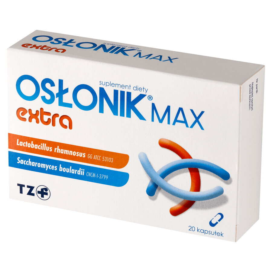 Osłonik Max Extra, per adulti e bambini sopra i 3 anni, 20 capsule