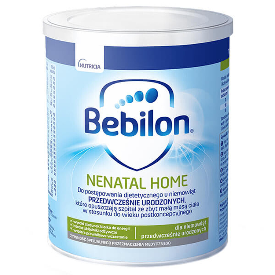 Bebilon Nenatal Home, para prematuros, 400 g