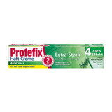 Protefix, crema di fissaggio per dentiere, con aloe vera, extra-forte, 4 x effetto, 47 g