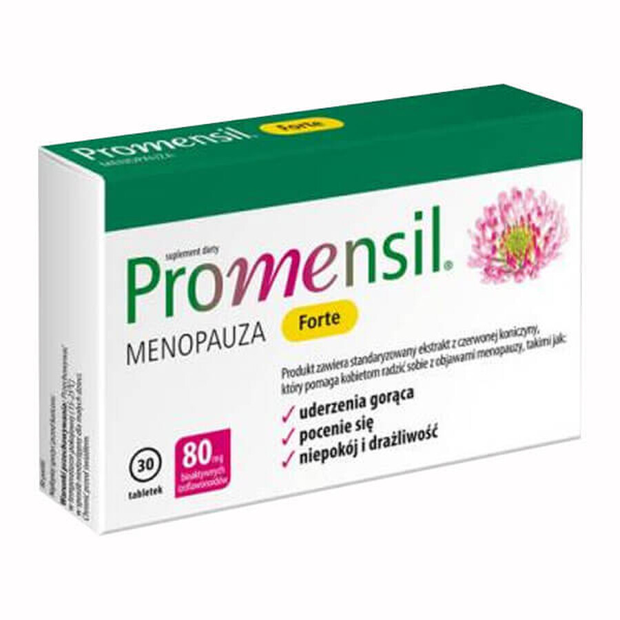 Promensil Forte Menopause, 30 tablets