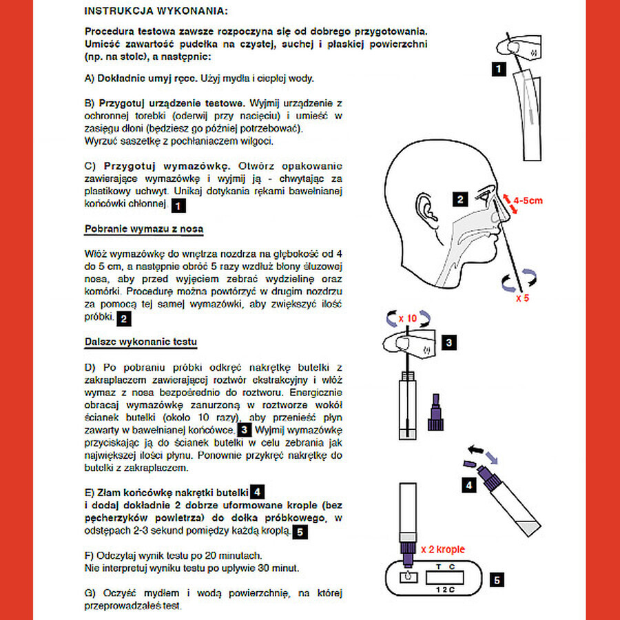 LabHome, COVID-19-Check-1 Antigen, diagnostic test for the detection of the SARS-CoV-2 virus, 2 units