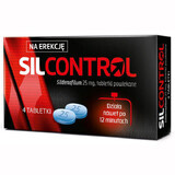 Silcontrol 25 mg, 4 film-coated tablets