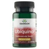 Swanson Ubiquinol, ubiquinolo 100 mg, 60 capsule