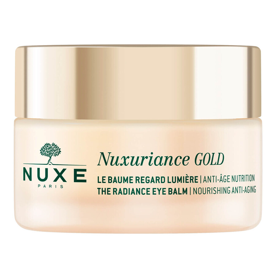 Nuxe Nuxuriance Gold, Balsamo occhi illuminante, pelle secca, 15 ml