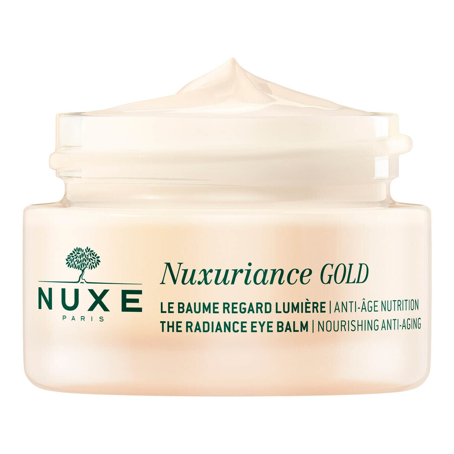 Nuxe Nuxuriance Gold, Balsamo occhi illuminante, pelle secca, 15 ml