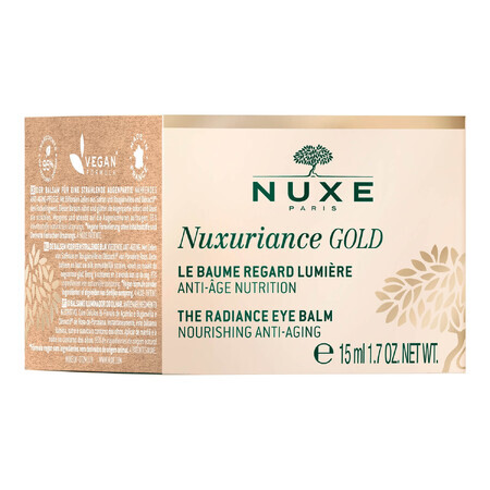 Nuxe Nuxuriance Gold, Balsamo occhi illuminante, pelle secca, 15 ml