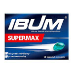 Ibum Supermax 600 mg, 10 soft capsules