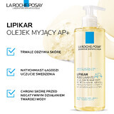 La Roche-Posay Lipikar AP+, cleansing oil, lipid replenishment against skin irritations, 400 ml