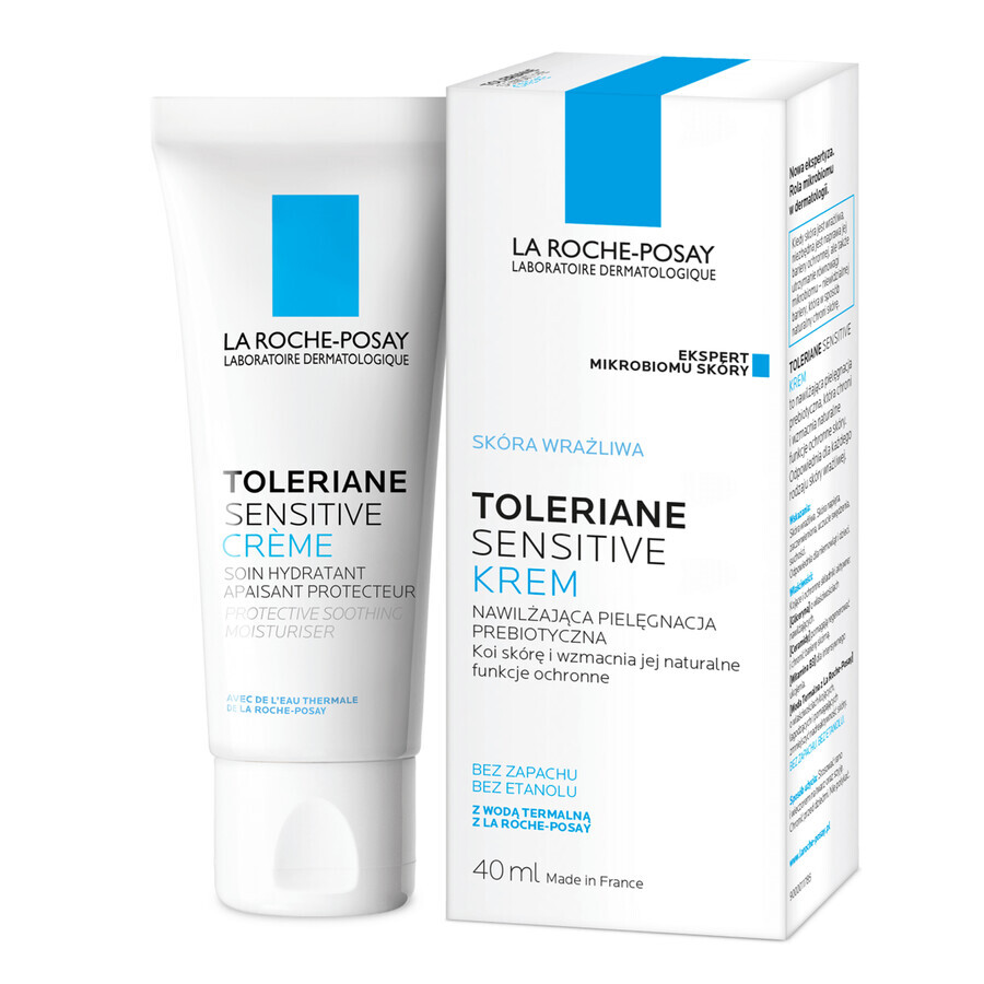 La Roche-Posay Toleriane Sensitive, moisturizing cream, 40 ml