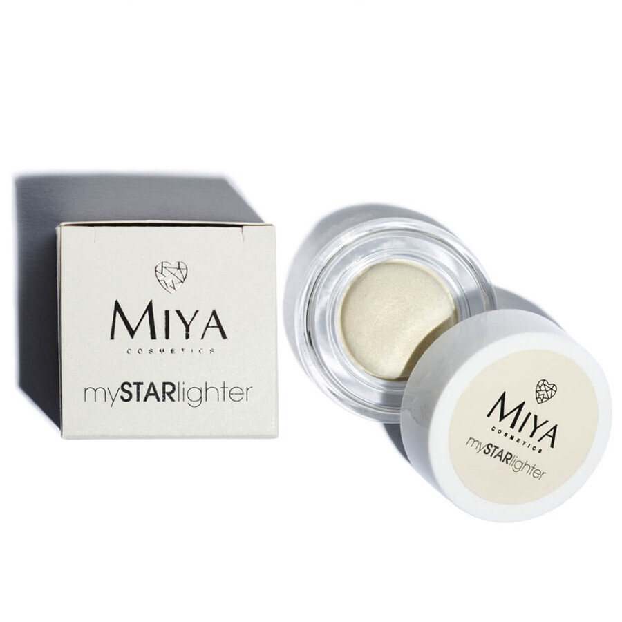 Miya mySTARlighter, evidenziatore naturale in crema, Moonlight Gold, 4 g