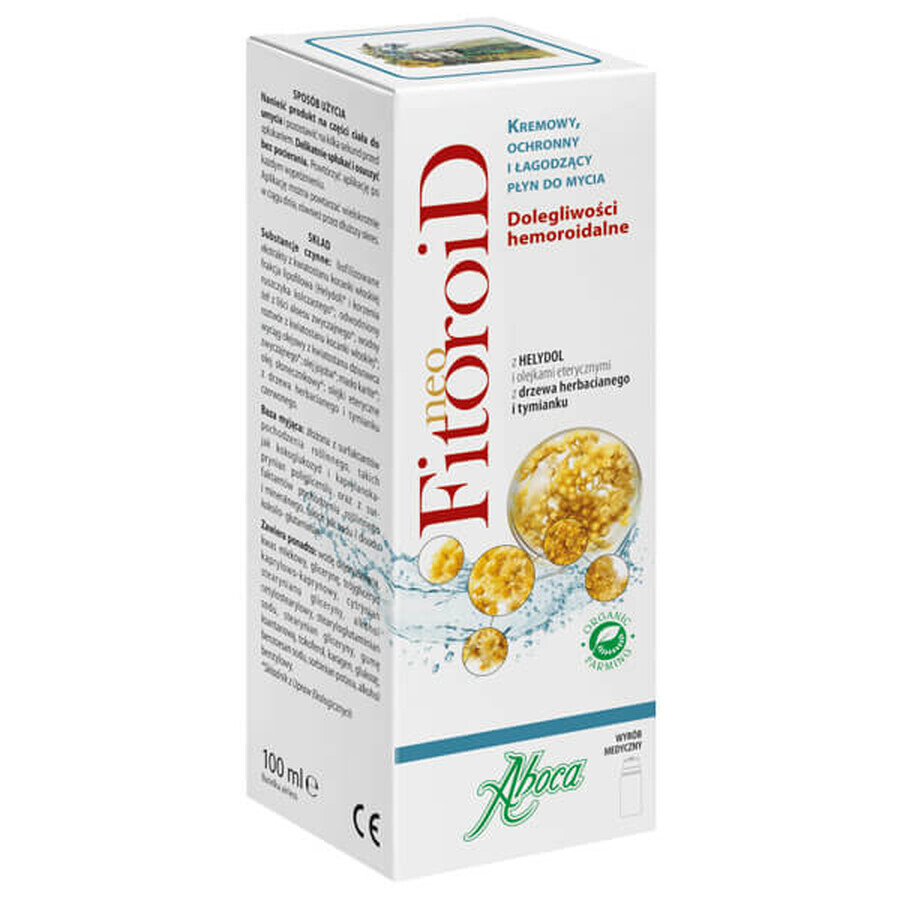 NeoFitoroid, lavaggio cremoso, protettivo e lenitivo per il corpo, 100ml