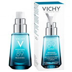 Vichy Mineral 89 Occhi, crema riparatrice per il contorno occhi, 15 ml