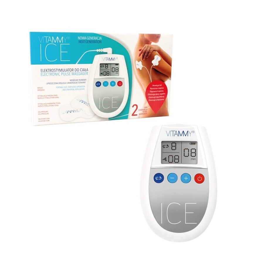 Novamed Vitammy Ice, elettrostimolatore muscolare, grigio