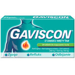 Gaviscon Tab al gusto di menta 250 mg + 133,5 mg + 80 mg, 24 compresse masticabili