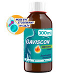 Gaviscon aromatizzato alla menta (500 mg + 267 mg + 160 mg)/ 10 ml, sospensione orale, 300 ml