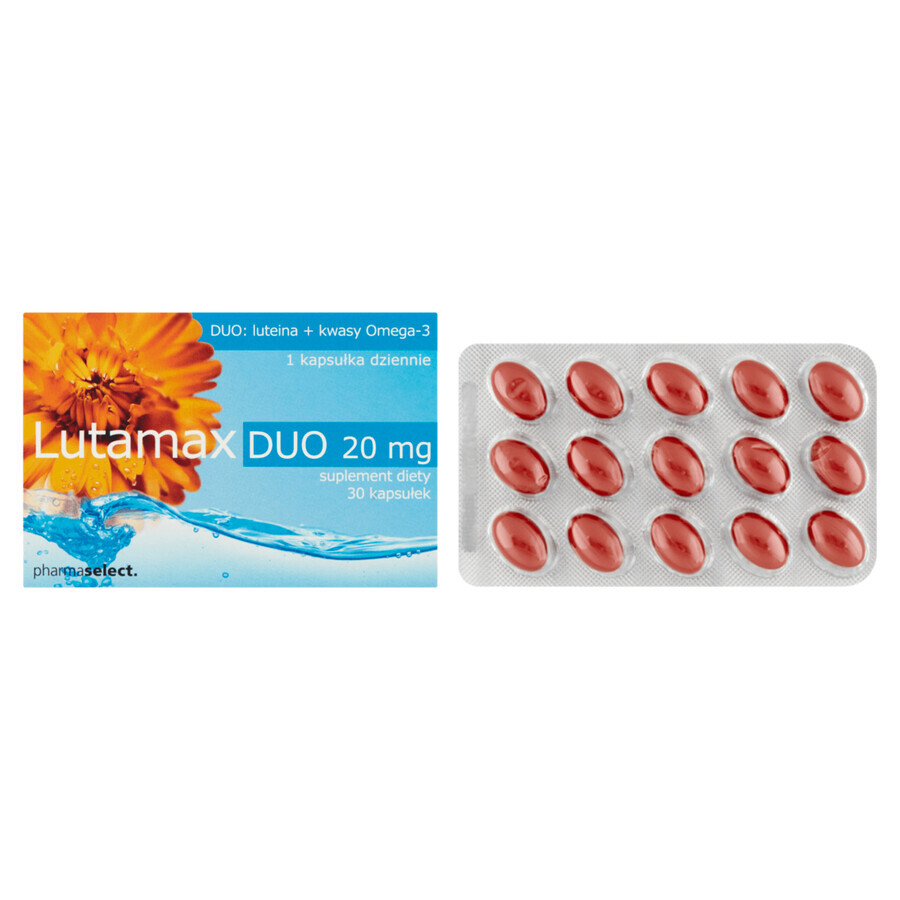 Lutamax Dúo 20 mg, 30 cápsulas