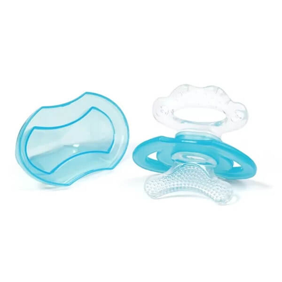 BabyOno, cooling teether, silicone, blue, 1008/01, after 3 months, 1 pc