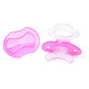 BabyOno, tettarella refrigerante, in silicone, rosa, 1008/02, dopo 3 mesi, 1 pezzo