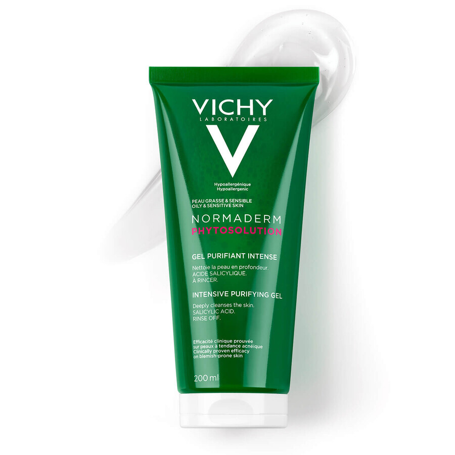 Vichy Normaderm Phytosolution, gel nettoyant en profondeur, 200 ml