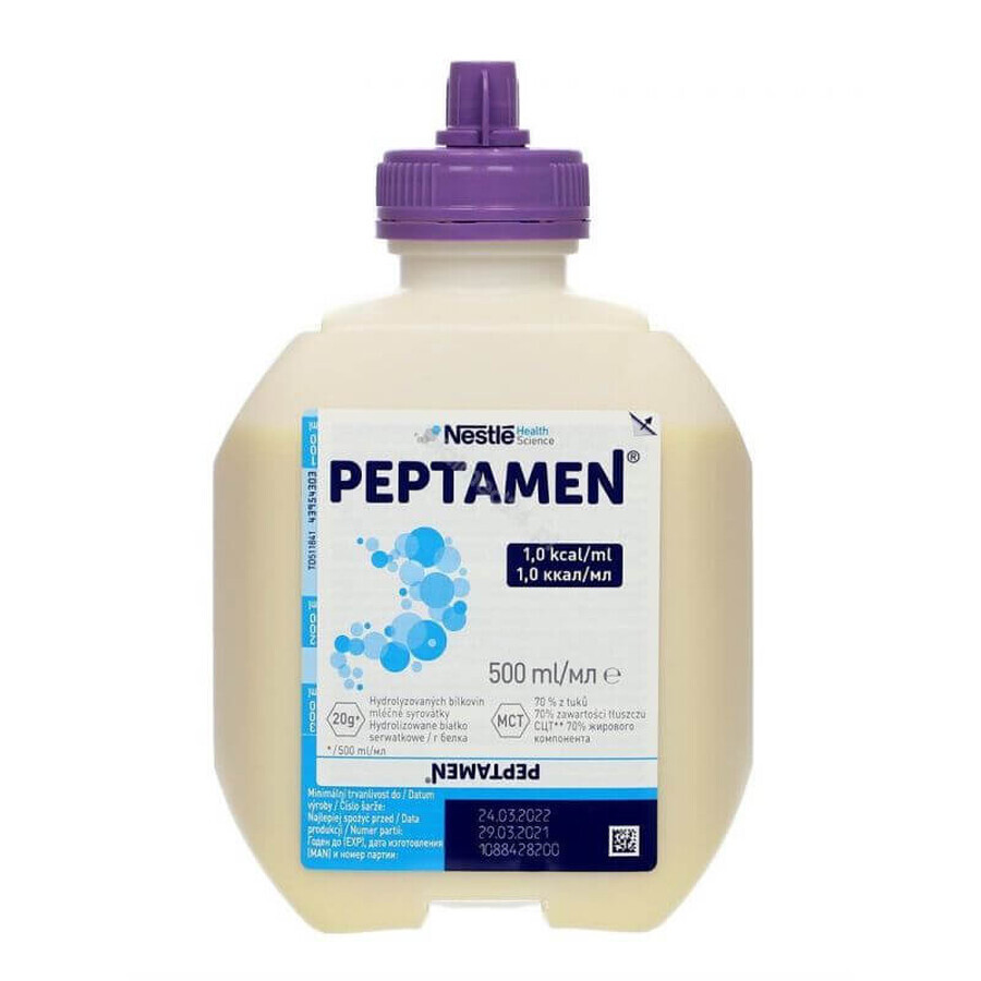 Peptamen, preparato nutritivo, gusto neutro, 500 ml