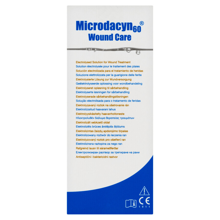 Microdacyn 60 Wound Care, elektrolytische Wundpflegelösung, 100 ml