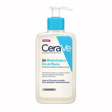 CeraVe, Gel detergente levigante SA, pelle secca e ruvida, 236 ml