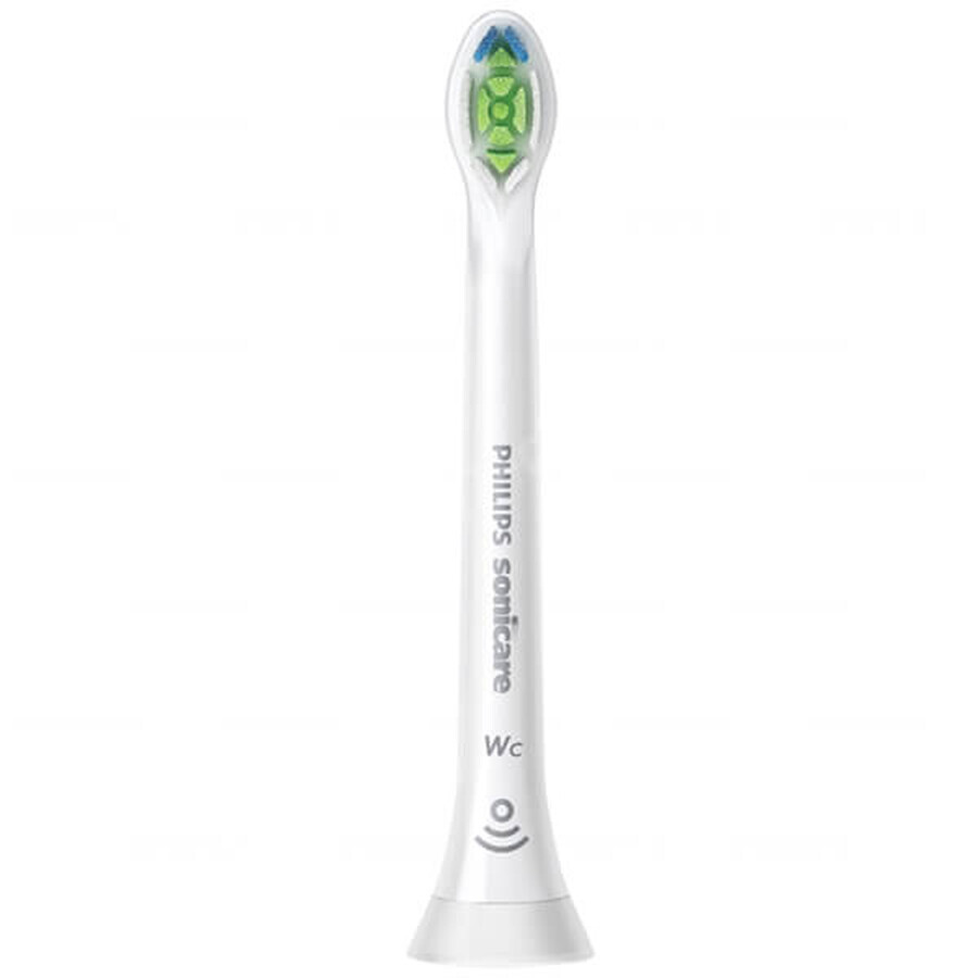 Philips, punte di ricambio per lo spazzolino sonico Sonicare W2c Optimal White Compact, HX6074/27, bianco, 4 pezzi