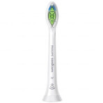 Philips, punte di ricambio per lo spazzolino sonico Sonicare W2 Optimal White, HX6064/10, bianco, 4 pezzi