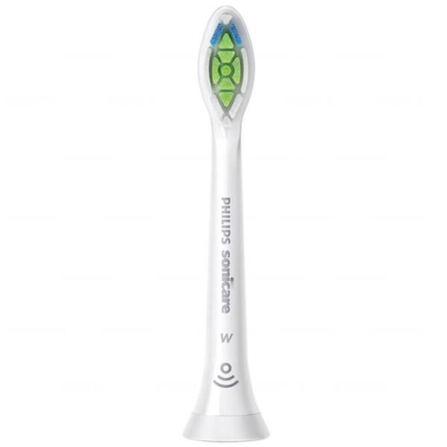 Philips, punte di ricambio per lo spazzolino sonico Sonicare W2 Optimal White, HX6064/10, bianco, 4 pezzi