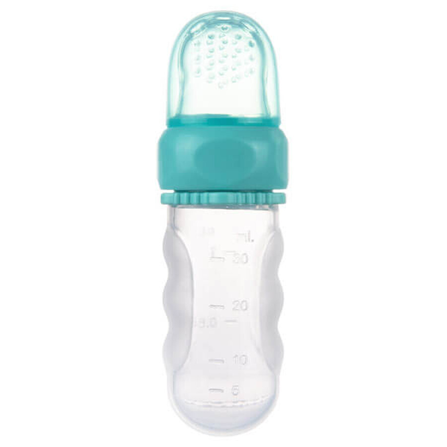 Canpol Babies, siliconenslang voor mousse en fruit, turquoise, 56/110, 1 stuk