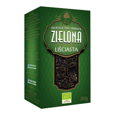 Dary Natury Té de hoja verde, ecológico, 80 g