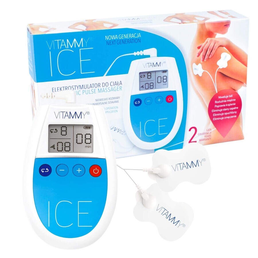 Novamed Vitammy Ice, spierelektrostimulator, blauw