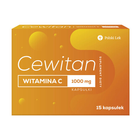 Cewitan Vitamina C 1000 mg, 15 capsule