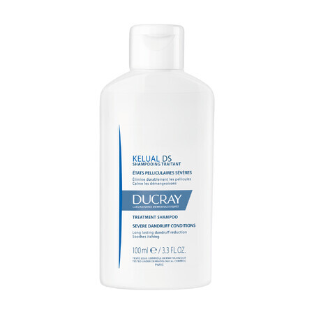 Ducray Kelual DS, shampoo antiforfora, condizioni di forfora grave, 100 ml