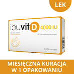 Ibuvit D3 4000 UI, 30 cápsulas