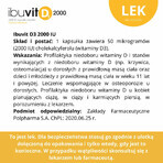 Ibuvit D3 2000 UI, 60 cápsulas